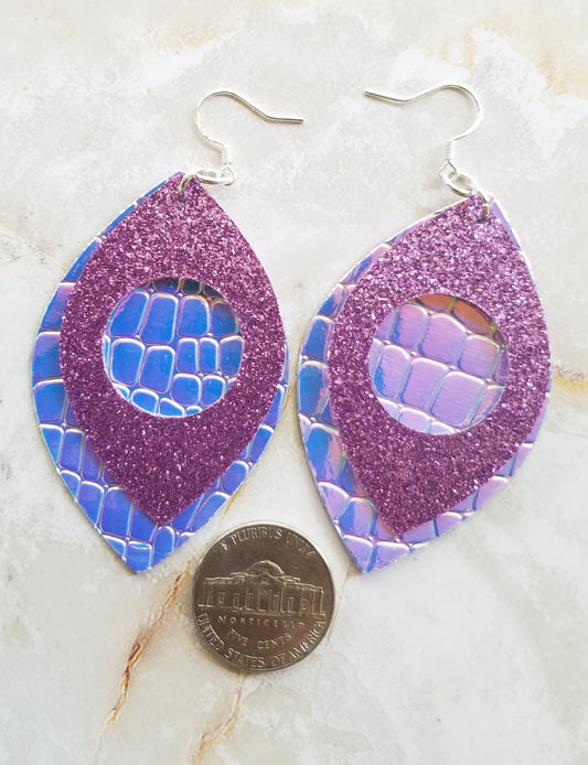 Earrings/ Wire Leather